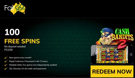  fair go casino 100 free spins no deposit